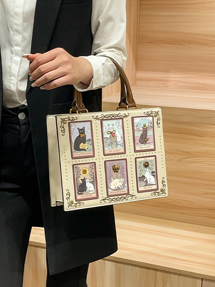 Tarot Cat Tote Bag