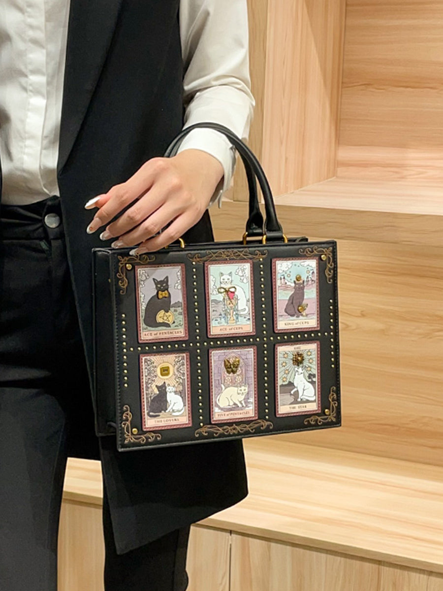 Tarot Cat Tote Bag