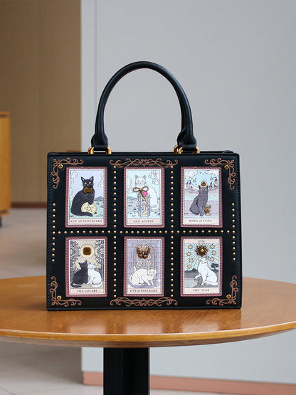Tarot Cat Tote Bag