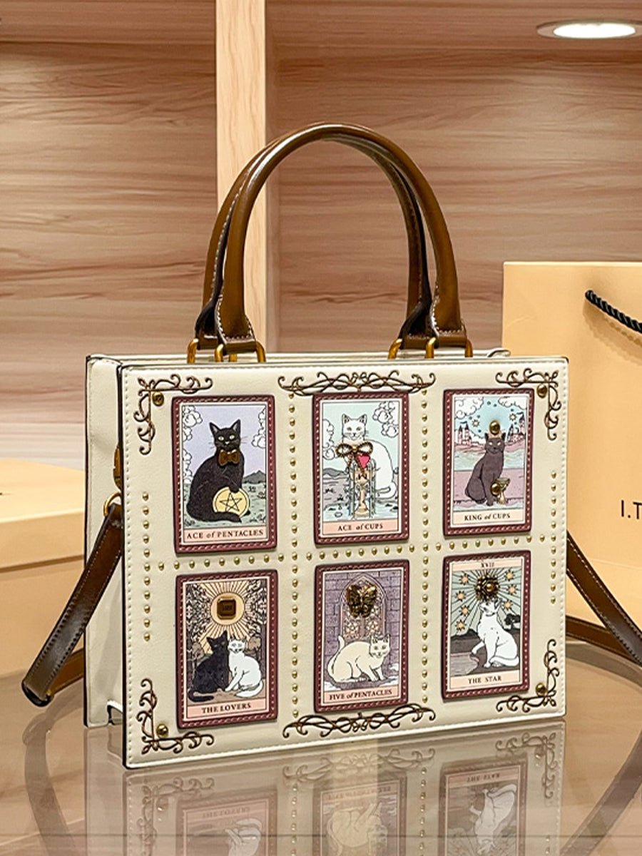 Tarot Cat Tote Bag