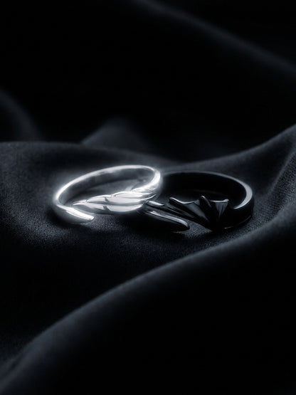 Angel & Devil Ring Set