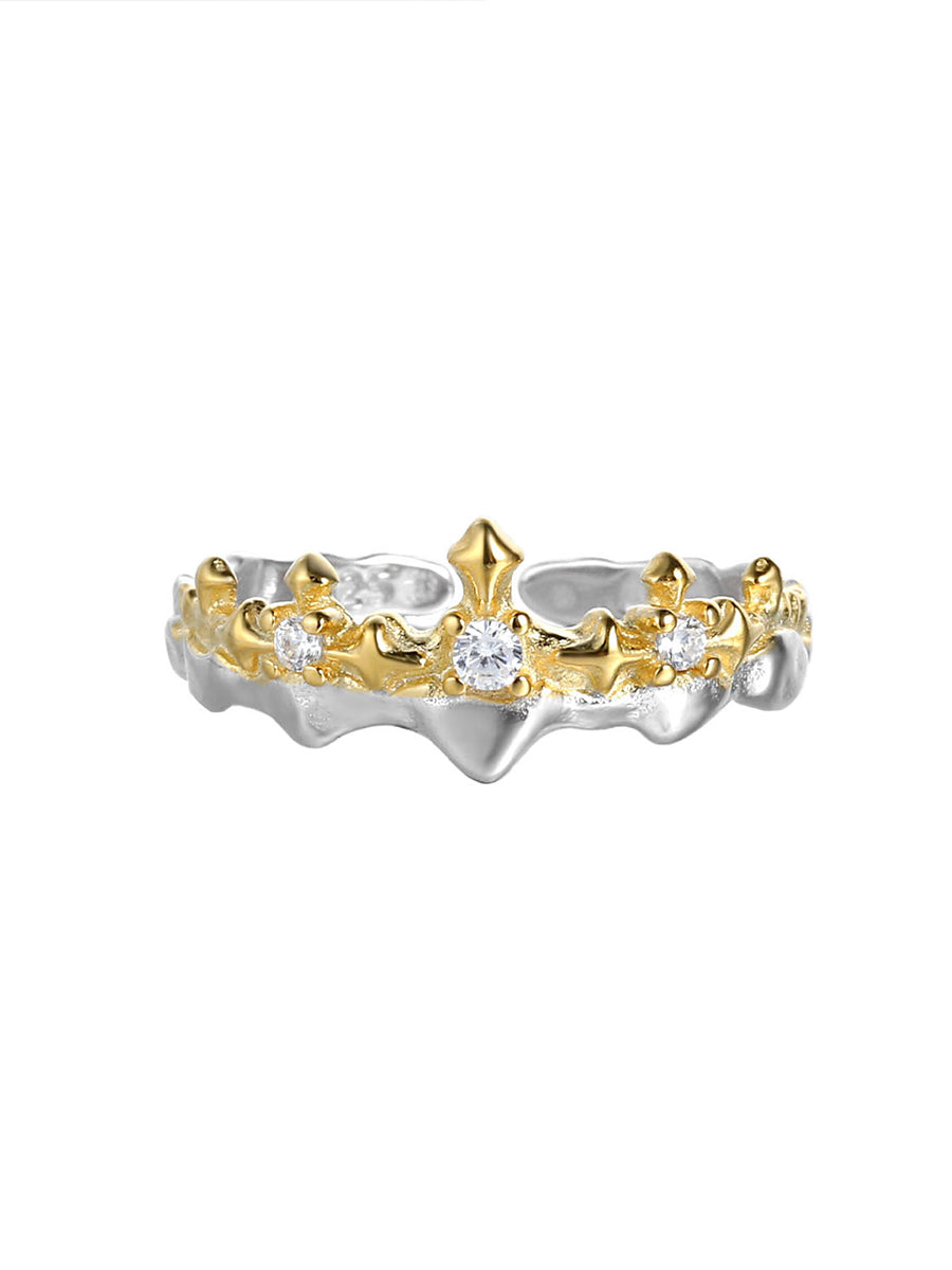 Blade & Tiara Ring Set