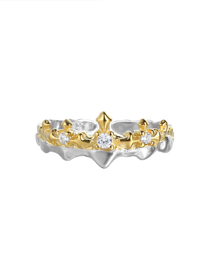 Blade & Tiara Ring Set