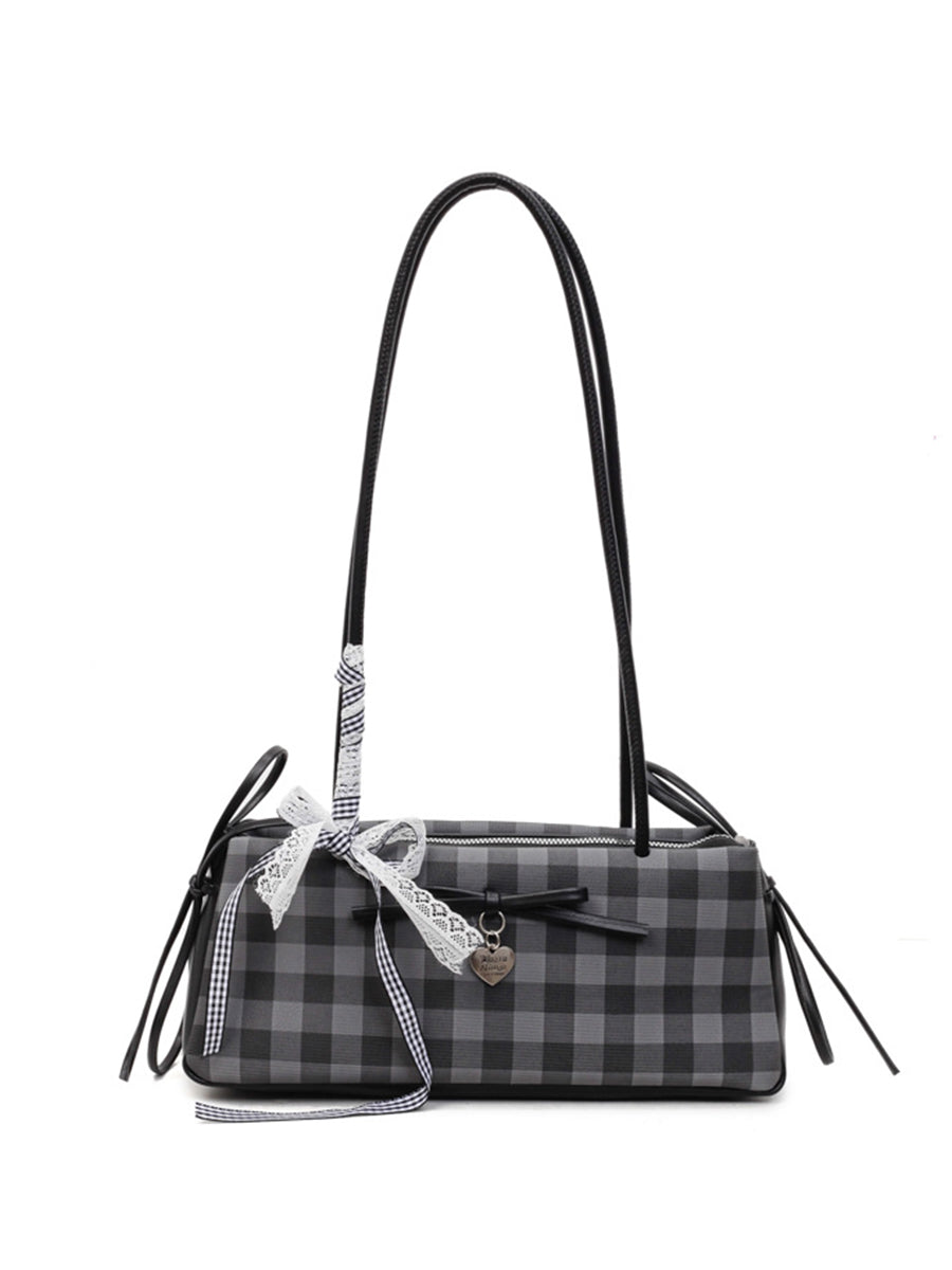 Gingham Bow Bag