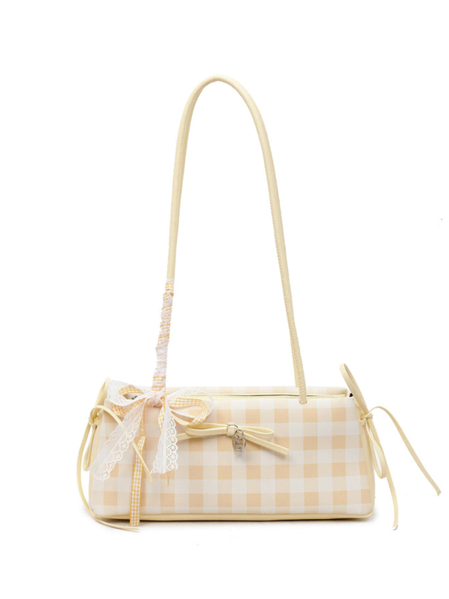 Gingham Bow Bag
