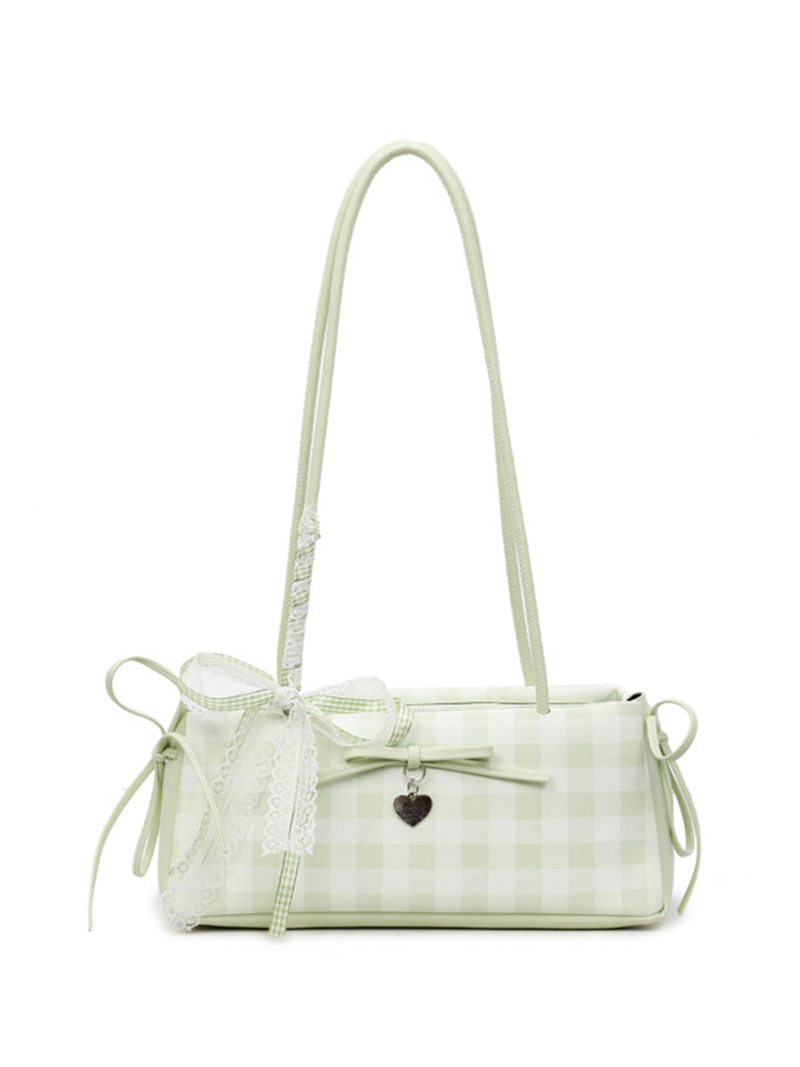 Gingham Bow Bag