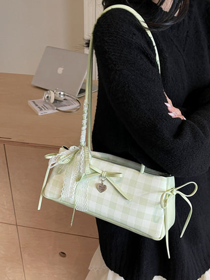 Gingham Bow Bag