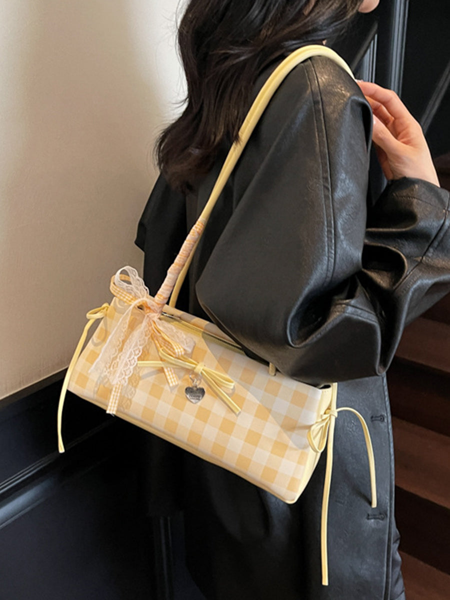Gingham Bow Bag