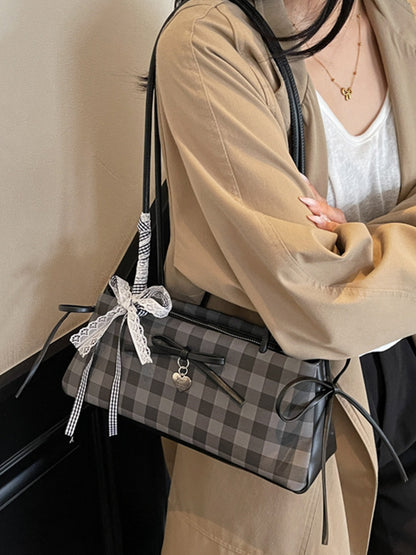 Gingham Bow Bag