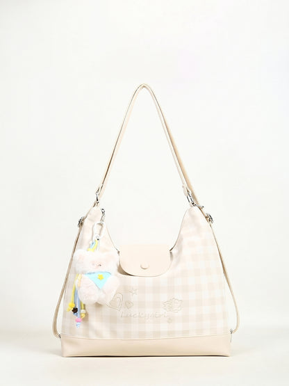 Lucky Girl Gingham Convertible Bag