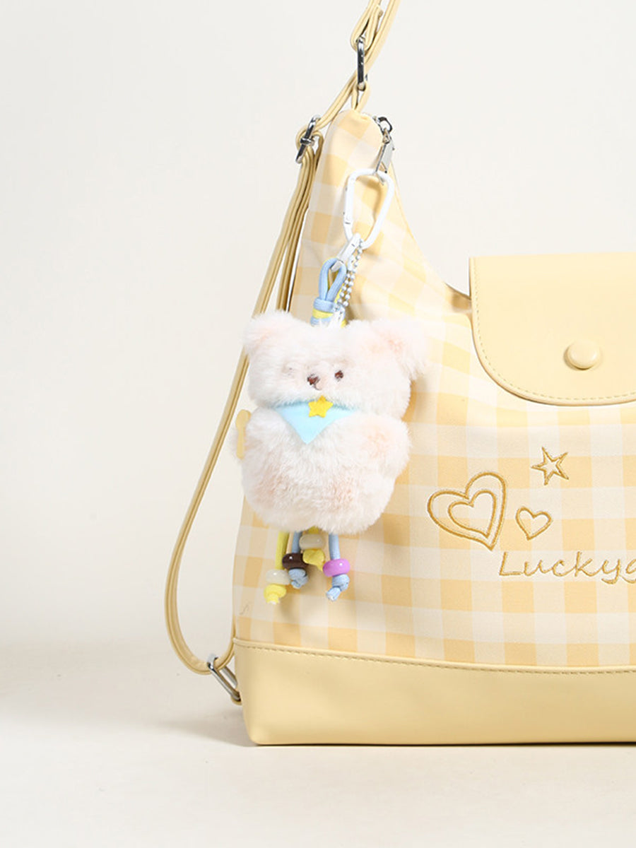 Lucky Girl Gingham Convertible Bag