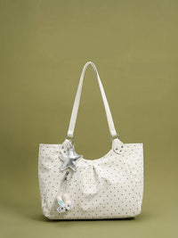White + 2 FREE Bag Charms