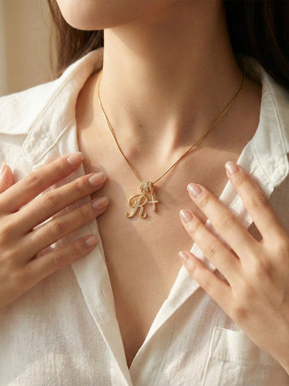 Promise Initial Necklace
